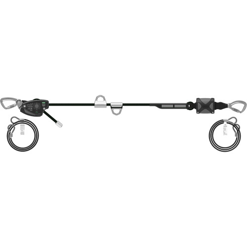 MSA  10219292  60' Rope Temporary Horizontal Lifeline, Kernmantle - Each
