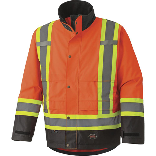Pioneer 5400 300D Trilobal Ripstop Waterproof Safety Jacket  (Each)-Click on options for variations & Details.