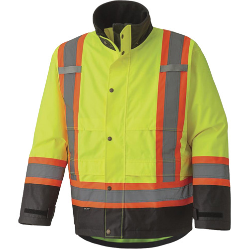 Pioneer 5401 300D Trilobal Ripstop Waterproof Safety Jacket  (Each)-Click on options for variations & Details.