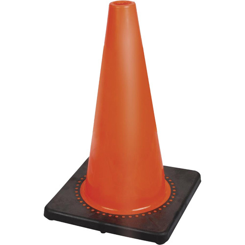 Pioneer  V6200450-O/S  181P Premium Flexible Safety Cone, 18", Orange - Each