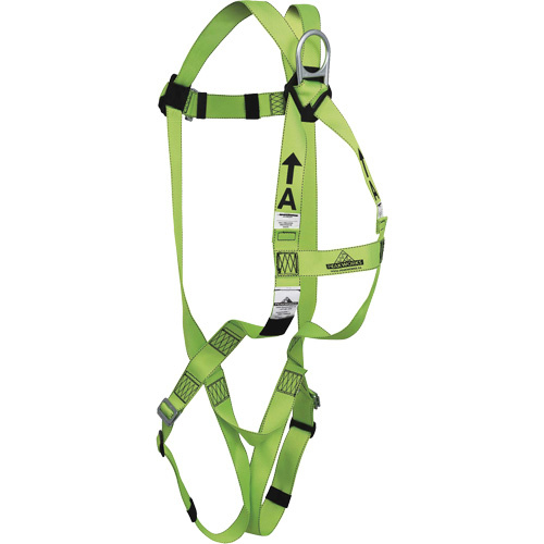 Peakworks  V8001000  FBH-10002A Compliance Series Safety Harness, CSA Certified, Class A, 400 lbs. Cap. - Each