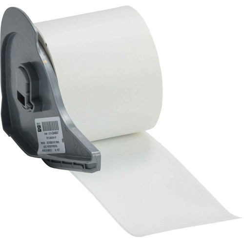 Brady  M7C-2000-581-WT  Repositionable Multi-Purpose Label Tape, Vinyl, White, 2" Width - Roll