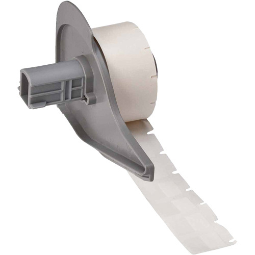 Brady  M7-11-427  Self-Laminating Wrap-Around Wire & Cable Labels, Vinyl, 0.5" L x 0.75" H, White - Roll