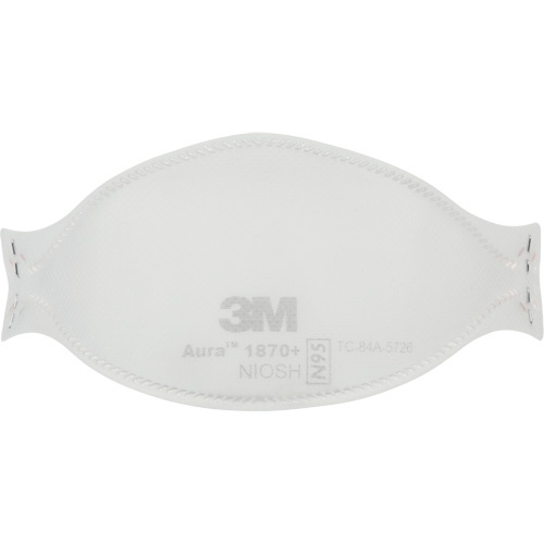 3M 1870+ Aura Health Care Particulate Respirator & Surgical Mask 1870+, N95, NIOSH/FDA-Approved Certified-(Box of 20)