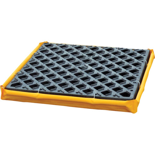 Ultratech  1350  1-Drum Flexible Ultra-Spill Deck<sup>?</sup>, 5.5 US gal. Spill Capacity, 24" x 24" x 2.5" - Each