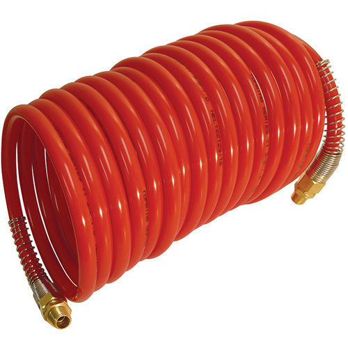 Topring  11.421  Maxpro Self-Storing Nylon Air Hoses With Fittings, Air, 1/4" ID x 12.5' L, Nylon, 200 PSI at 23 ?C - Each