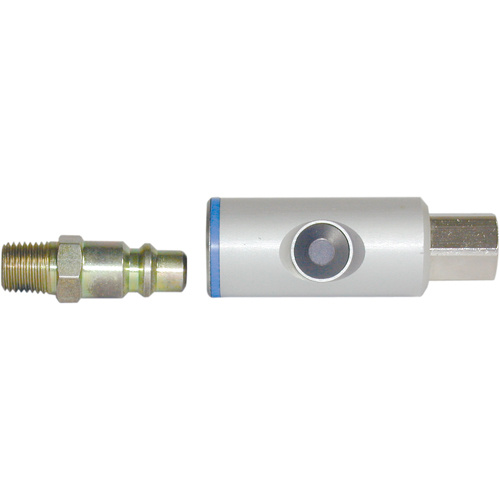 Topring  21.142  Quick Couplers - 3/8" Industrial, One Way Shut-Off - Plugs, 1/4" - Each