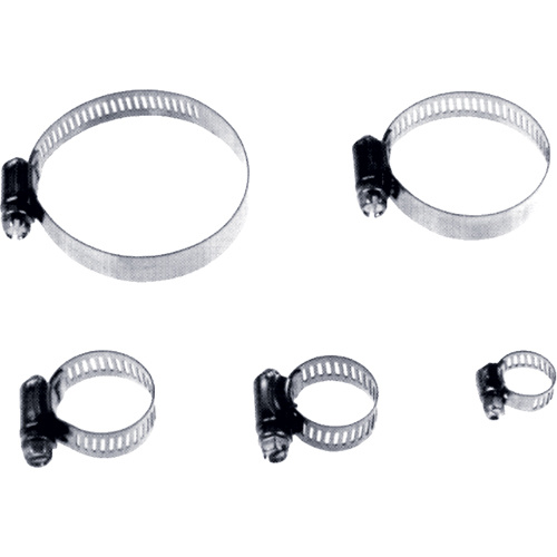 Ideal Clamp MH-4 Reusable Zinc Plated Stainless Steel Clamp, Min Dia. 1/4", Max Dia. 5/8"-(Each)