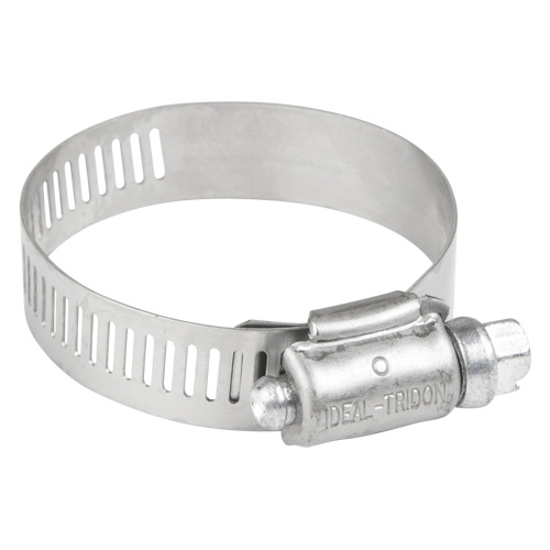 Ideal Clamp HS-24 HOSE CLAMP SS & ZINC PLATED REUSABLE 1 1/16"-2", Min Dia. 1"-(Each)