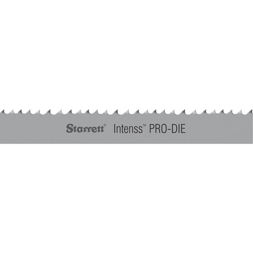 Starrett  99102-05-04-1/2  Intenss? Pro-Die Band Saw Blade, Bi-Metal, 5' 4-1/2" L x 1/2" W x 0.025" Thick, 6-10 TPI - Each