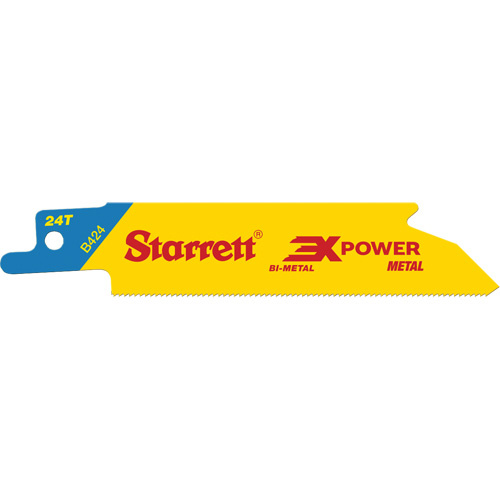 Starrett  B818-5  Fastcut? General Purpose Reciprocating Blades, Bi-Metal, 18 TPI, 8" L x 3/4" W - Pack of 5