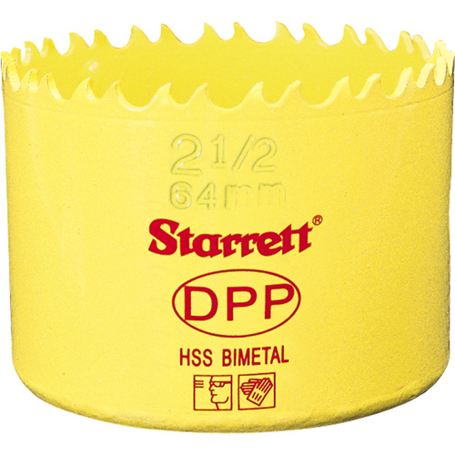 Starrett  FCH0158-G  Bi-Metal & TCT Tungsten Carbide Tipped Hole Saws - Fastcut Saws, 1-5/8", 1-5/8" Depth of Cut, Bi-Metal - Each