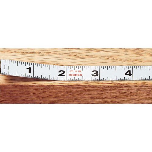 Starrett  SM44ME  Measure Stix? Steel Measuring Tape with Adhesive Backing, 1/2" x 4' - 1.2 m, ft./in-mm Graduations - Each