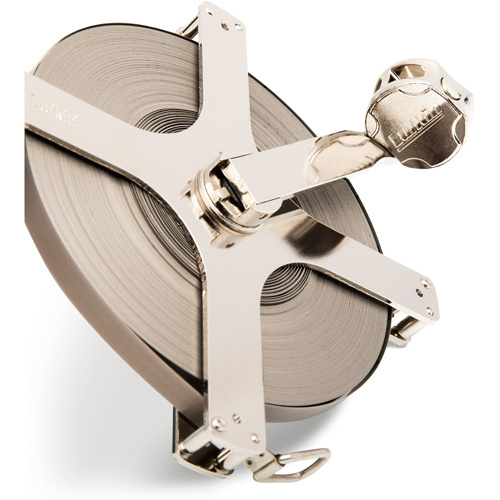 Lufkin By Crescent C1288BLKN Surveying & Engineer's Chrome Clad<sup>?</sup> Tape Measure with Blank Leader, 3/8" x 200' - Each - Image 3