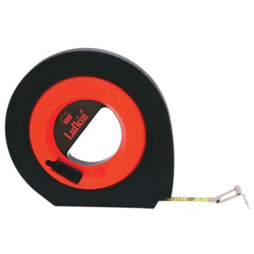 Lufkin By Crescent  HYT100  SpeedWinder<sup>?</sup> High Visibility Tape Measure, 3/8" x 100', Imperial Graduations - Each