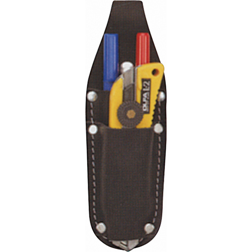 Kuny's PH-40 Utility Knife, Pen/Pencil Holder, Knife Holder, Leather, 2 Pockets - Each