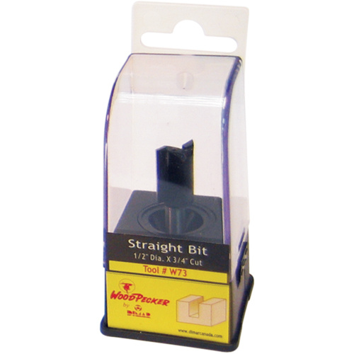 Dimar W70 Woodpecker Carbide Bits, 3/16" Dia., 1/2" H, 1-7/8" L, 1/4" Shank - Each