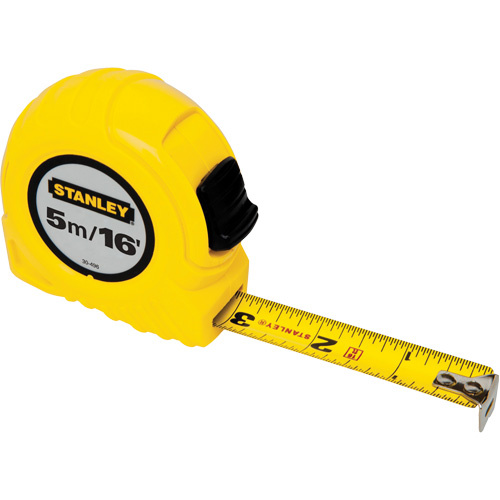 Stanley Tools  30-496  Tape Measure, 3/4" x 16'/5 m, Imperial & Metric Graduations - Each