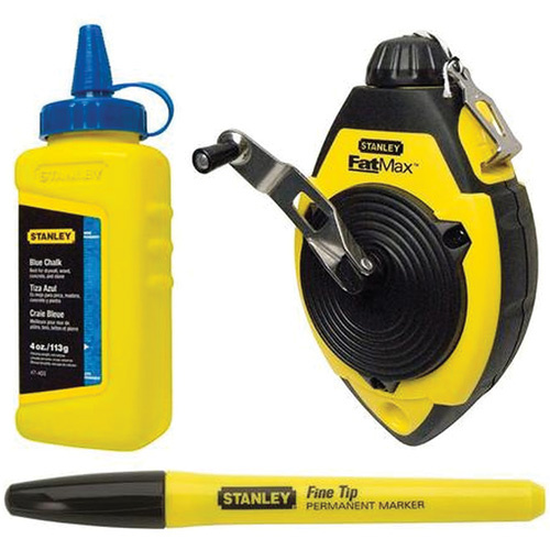 Stanley Tools  47-681L  Fatmax<sup>?</sup> Chalk Line Reel Kit - Each