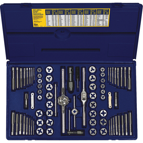 Irwin  26376  Tap & Hex Die Set, 76 Pieces - Each