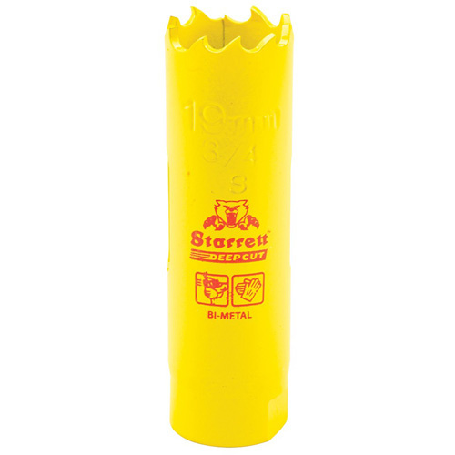 Starrett  DCH0034-G  Bi-Metal Holesaw - 3/4", 3/4", 2" Depth of Cut, Bi-Metal - Each