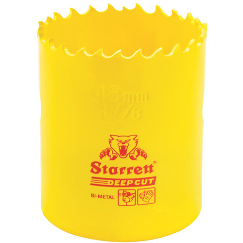 Starrett  DCH0178-G  Bi-Metal Holesaw - 1-7-8", 1-7-8", 2" Depth of Cut, Bi-Metal - Each