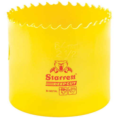 Starrett  DCH0212-G  Bi-Metal Holesaw - 2-1/2", 2-1/2", 2" Depth of Cut, Bi-Metal - Each
