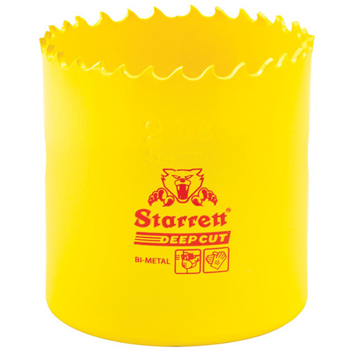Starrett  DCH0218-G  Bi-Metal Holesaw - 2-1/8", 2-1/8", 2" Depth of Cut, Bi-Metal - Each