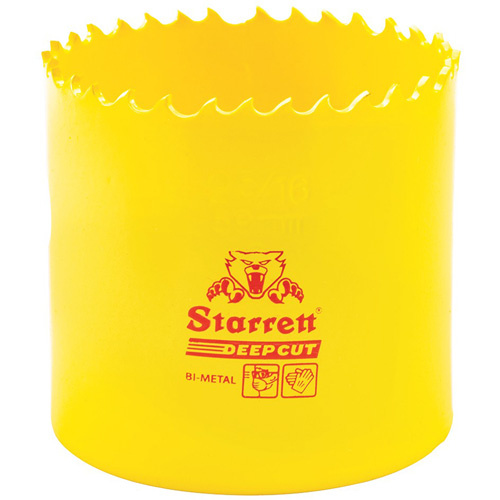 Starrett  DCH0256-G  Bi-Metal Holesaw - 2-5/16, 2-5/16", 2" Depth of Cut, Bi-Metal - Each