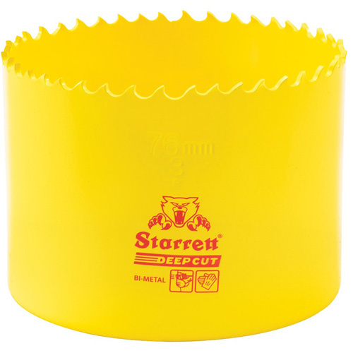 Starrett  DCH0300-G  Bi-Metal Holesaw - 3", 3", 2" Depth of Cut, Bi-Metal - Each