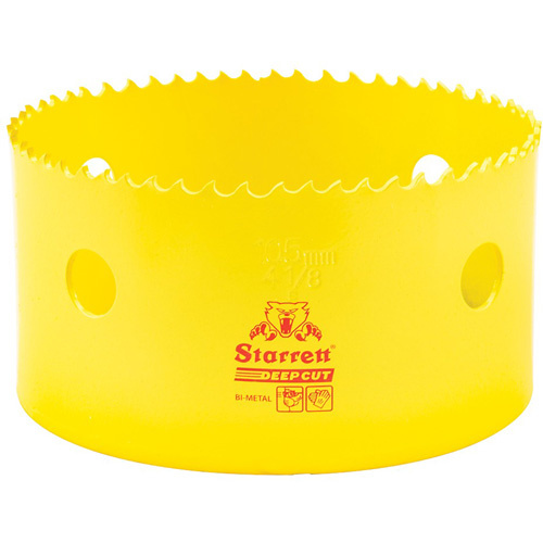 Starrett  DCH0418-G  Bi-Metal Holesaw - 4-1/8", 4-1/8", 2" Depth of Cut, Bi-Metal - Each