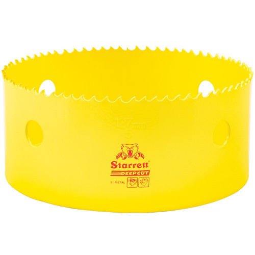 Starrett  DCH0500-G  Bi-Metal Holesaw - 5", 5", 2" Depth of Cut, Bi-Metal - Each