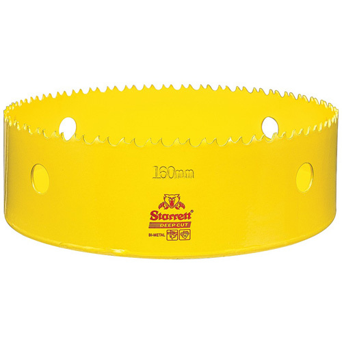 Starrett  DCH160M-G  Bi-Metal Holesaw - 6-5/16, 6-5/16", 2" Depth of Cut, Bi-Metal - Each