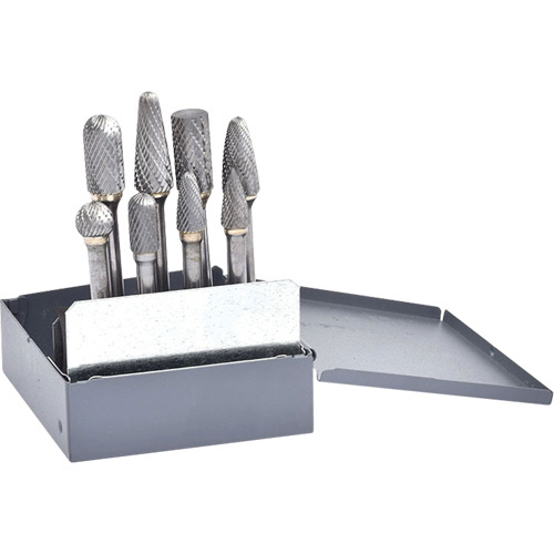Clarkson Osborn SC90800 Double Cut Carbide Burr Set, 8 Pieces-(Each)