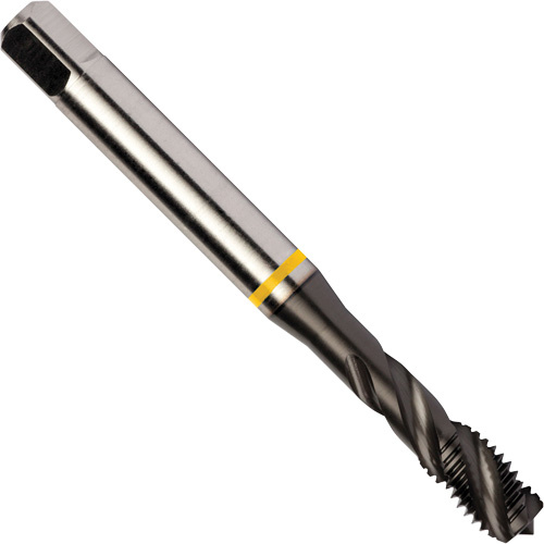 Dormer 7350527 Yellow Shark Spiral Flute Tap, High Speed Cobalt, 7/16"-20 Thread, 3.937" L - (Each)