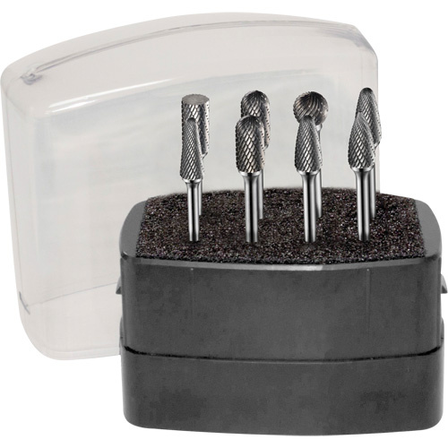 Precision  7466395  Double Cut Rotary Burr Set, 8 Pieces - Each