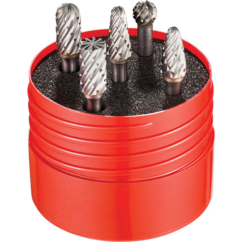 Dormer 7059571 ST Cut Rotary Burr Set, 5 Pieces-(Each)