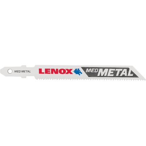 Lenox 1991565 Metal Cutting Jigsaw Blades, Bi-Metal, 18 TPI, 3-5/8" L x 3/8" W-(Pack of 3)