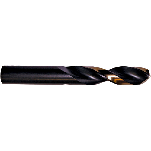 Precision 7233792 Heavy-Duty Split Point Screw Machine Length Drill Bit, 17/64", High Speed Steel, 1-7/16" Flute, 135° Point - (Each)
