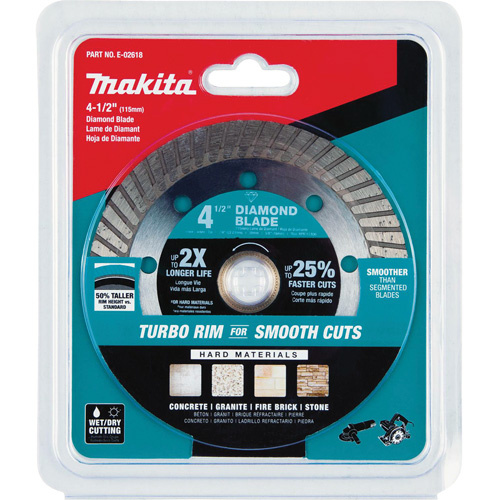 Makita  E-02618  Turbo Diamond Blade - Each