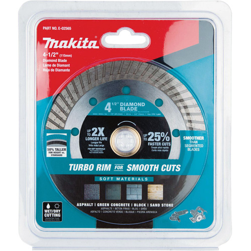 Makita  E-02565  Turbo Diamond Blade - Each