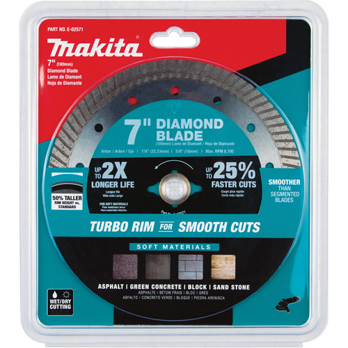 Makita  E-02571  Turbo Diamond Blade - Each