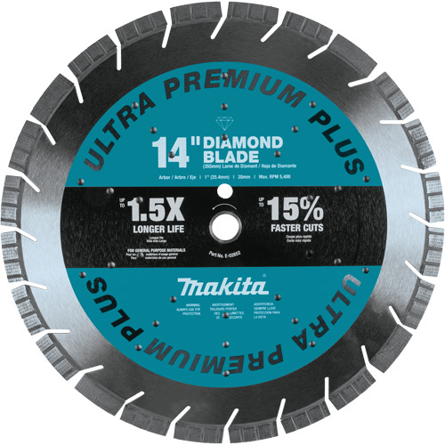 Makita E-02652 Ultra-Premium Plus Segmented Diamond Blade - Each
