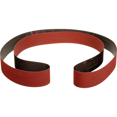 3M 784F-80+-BLT-MSC-6X79 Cubitron II Sanding Belt, 6" W x 79" L, Ceramic, 80+ Grit-(Each)