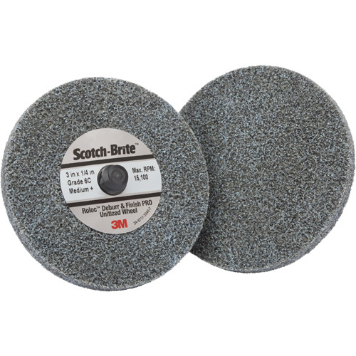 3M Roloc™ Deburr & Finish Pro TR Unitized Wheel  (Each)-Click on options for variations & Details.