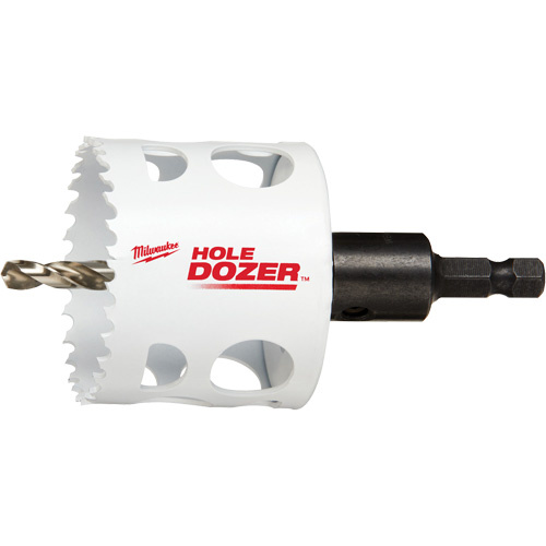 Milwaukee 49-56-9680 Hole Dozer Hole Saw, 2-1/4", 1-5/8" Depth of Cut, Bi-Metal-(Each)