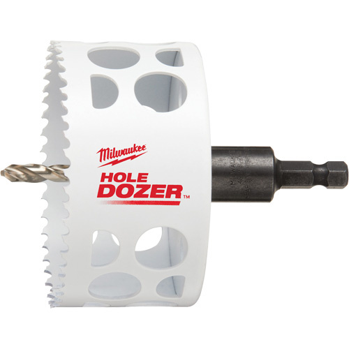 Milwaukee 49-56-9682 Hole Dozer Hole Saw, 3-1/2", 1-5/8" Depth of Cut, Bi-Metal-(Each)