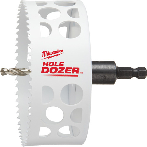 Milwaukee 49-56-9689 Hole Dozer Hole Saw, 4-1/2", 1-5/8" Depth of Cut, Bi-Metal-(Each)