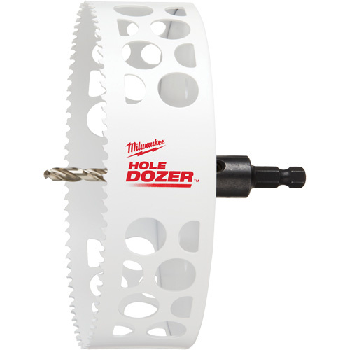 Milwaukee 49-56-9698 Hole Dozer Hole Saw, 6", 1-5/8" Depth of Cut, Bi-Metal-(Each)