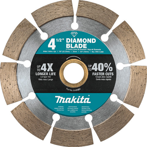 Makita B-69593 Segmented General Purpose Diamond Blade-(Each)